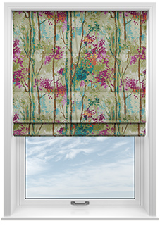 Silver Birch, Jewel - Roman Blind